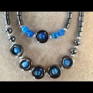 2 Pieces: Necklace & Bracelet Set Made In  Bahamas - NEW!!